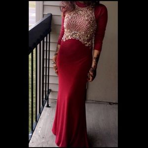 Burgundy Prom Dress